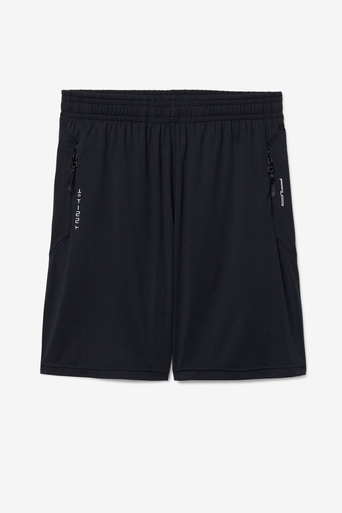 Fila Deneb Shorts Black - Mens - 98750PODY